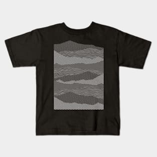 Mountains #1 (White) Kids T-Shirt